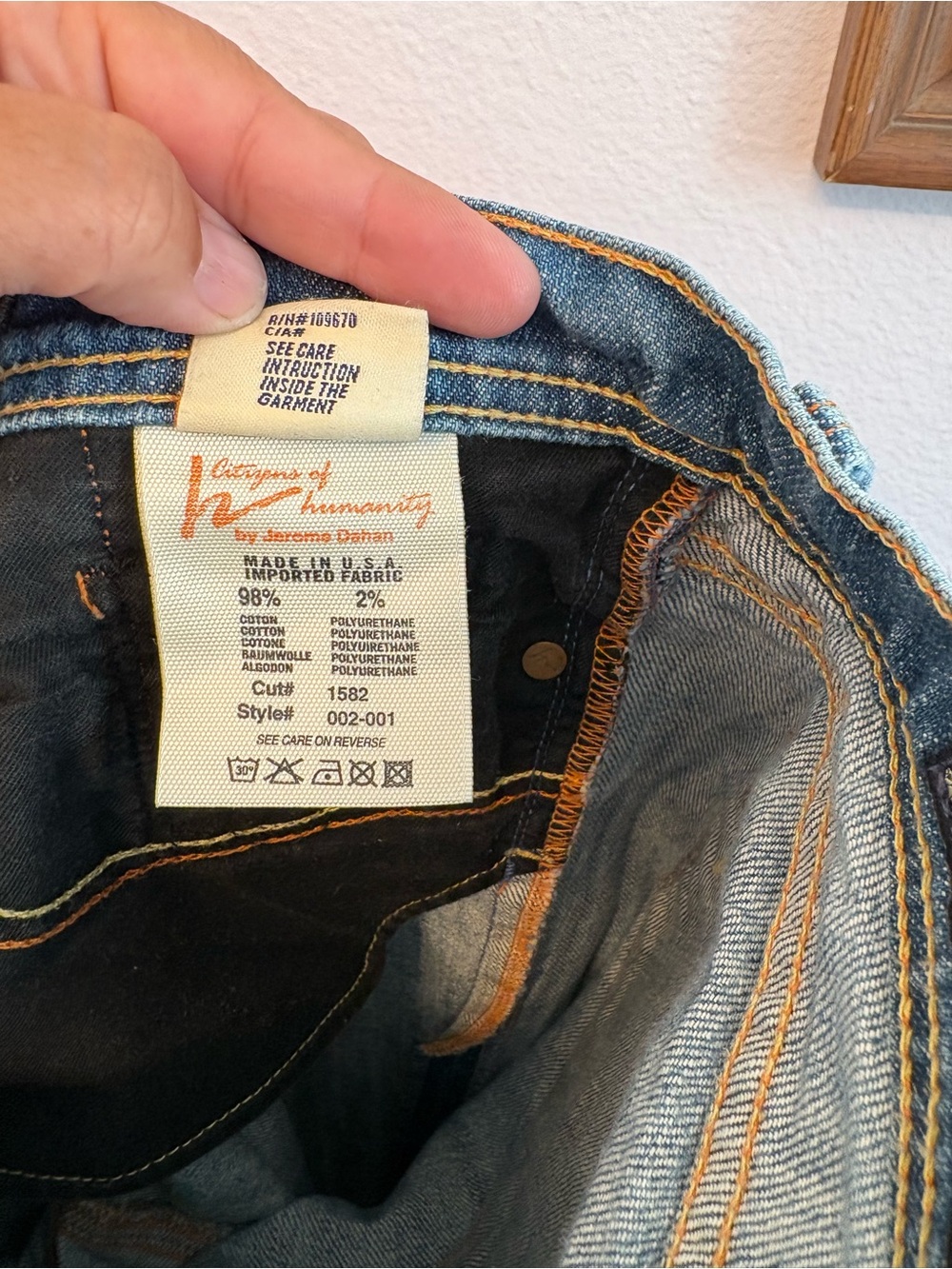 Citizens of Humanity Low Waist Flair EUC-Added to fuse bundle 6/3 - Picture 9 of 10